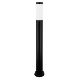 Słupek, lampa ogrodowa okrągła E27 80cm CUBE czarny