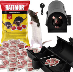 Trutka trucizna na szczury myszy pasta Ratimor 1
