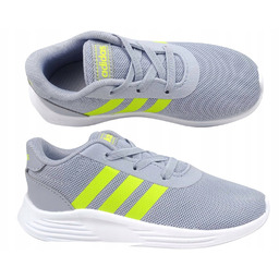 Adidas Lite Racer Szare Buty Dziecięce Na Gumki
