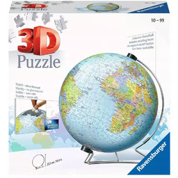 Puzzle 3D 540 elementów. Globus Ravensburger
