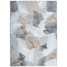 Dywan Creation 120 x 170 cm liście szaro-beżowy
