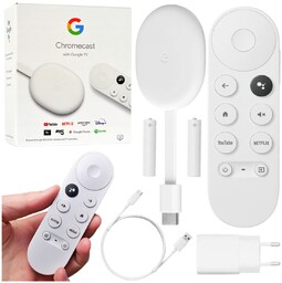 Google Chromecast 4 4K Smart Tv Sterowanie Głosem