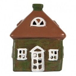 Domek Na Tealight Ceramiczny 1A Clayre & Eef