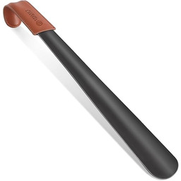 ZOMAKE Łyżka do butów metalowa, długa, 42 cm