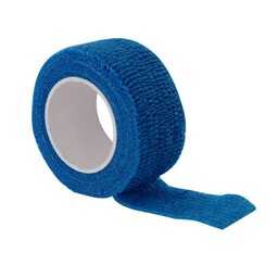 Bandaż kohezyjny samoprzylepny elastyczny niebieski 2,5cm x 4,5m