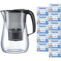 Aquaphor Onyx 4.2L Czarny dzbanek filtrujący wkładami