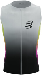 COMPRESSPORT Triathlonowa koszulka kompresyjna TRI POSTURAL AERO TANK