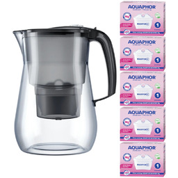 Aquaphor Onyx 4,2l Czarny dzbanek filtrujący wodę