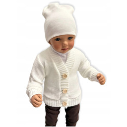 Sweterek niemowlęcy 80 Sweter Rozpinany Akryl 100% ciepły