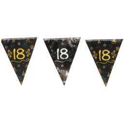 Baner flagi czarny na osiemnaste urodziny - 400