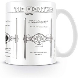 Star Wars Pyramid International "(Tie Fighter Sketch) "Oficjalny