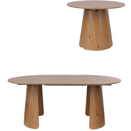 Stół okrągły rozkładany Enzo M Plus, 100-180 cm,