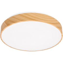 Lumes Drewniany Plafon Sufitowy Led Z Pilotem W8-W57