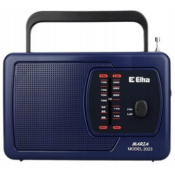 Bateryjno-sieciowe radio odtwarzacz radiowy składana rączka wej.słuchawkowe