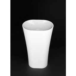 Marmorin umywalka stojąca Wega 440 biała 44x30x85 cm