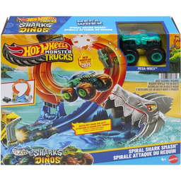 Hot Wheels Tor Monster Trucks Pętla rekina JFR08