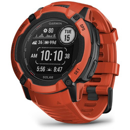 Zegarek sportowy GARMIN Smartwatch Instinct 2X SOLAR Czerwony