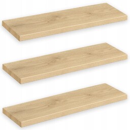 Zestaw 3x półek ściennych Dąb Cremona Torro –