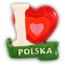 Magnes ceramiczny Polska Kocham