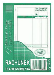 Druk "Rachunek dla konsumenta" A6 Michalczyk i Prokop
