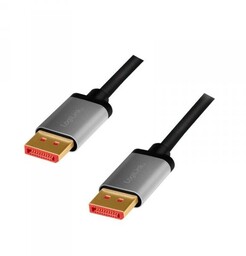 LogiLink Kabel DisplayPort 8K/60 Hz,DP/M do DP/M aluminiowy