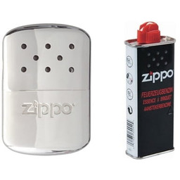 Zestaw Oryginalny Ogrzewacz Do Rąk Zippo Srebrny 12H
