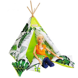 Komplet Tipi dla lalek Barbie , wigwam ,