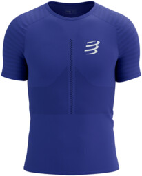 COMPRESSPORT Koszulka biegowa RACING SS T-SHIRT dazz blue