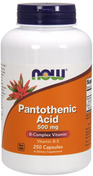NOW Pantothenic Acid 500mg 250caps