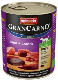 ANIMONDA GranCarno Adult Dog smak: Wołowina + jagnięcina