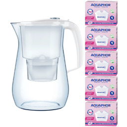 Aquaphor Onyx 4,2l Biały dzbanek filtrujący wodę