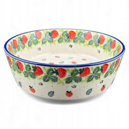 Miska prosta Truskawki 17 cm dek. 2709X Ceramika