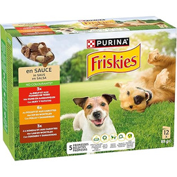 Purina Friskies mokra karma dla psów w sosie