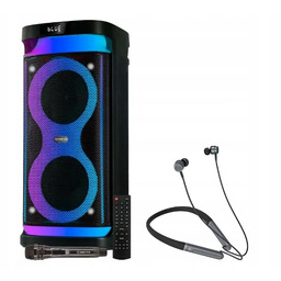 Głośnik przenośny Manta SPK0601B100 Argos Bluetooth Karaoke Słuchawki
