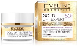 Eveline Gold Lift Expert, luksusowy multiodżywczy krem-serum
