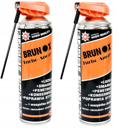 2x Brunox Turbo-Spray 500 ml