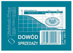 Druk "Dowód Sprzedaży" paragon A7 MICHALCZYK I PROKOP