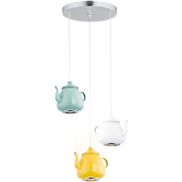 Lampa skandynawska wisząca JAMAJKA 1326 czajniki multikolor -