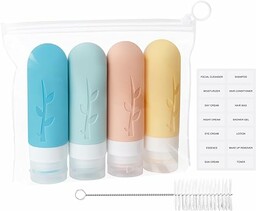 Romon Silikonowe pojemniki podróżne, 4 sztuki 90 ml