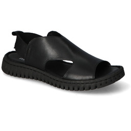 Sandały Manitu 910162-01 Czarne lico