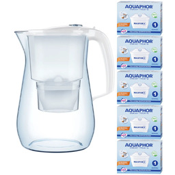 Aquaphor Onyx 4.2L Biały dzbanek filtrujący wkładami