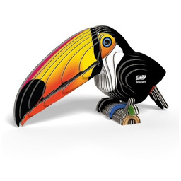 Eugy Układanka Eko 3D Tukan Ptak