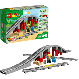 LEGO DUPLO, klocki Tory kolejowe i wiadukt, 10872