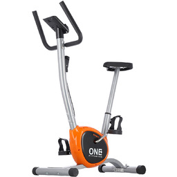 One Fitness, Rowerek mechaniczny, RW3011, srebrno-pomarańczowy