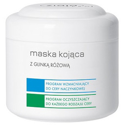 Ziaja Pro, maska kojąca z glinką różową, program