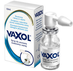 Vaxol, spray do usuwania woskowiny usznej, 10 ml