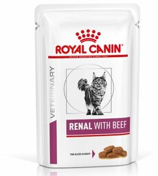 ROYAL CANIN renal cat feline with beef saszetka
