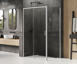 NEW TRENDY D-0306A/D-0124B Kabina prysznicowa PRIME 1D prostokątna