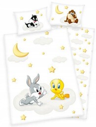 Pościel dziecięca 100x135 Looney Tunes Kto dogoni królika