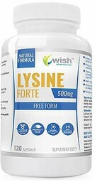 Wish Lysine Forte 500 mg, 60 kapsułek
